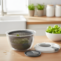 Salad Spinner Drain Bowl